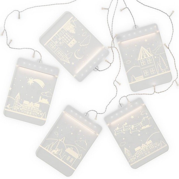 Catena luminosa natalizia 150 cm Christmas City - DecoKing-image-1