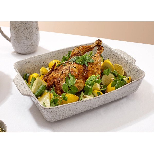 Pirofila in porcellana, 39 x 26,5 cm Artisan - Ladelle-image-1