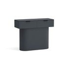 Tavolo consolle color antracite 36x100 cm Totem – Teulat