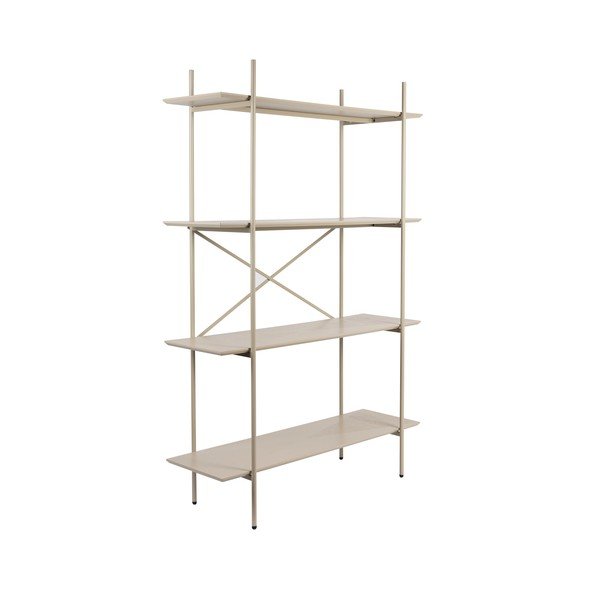 Scaffale beige 120x180 cm Marcio - White Label-image-2