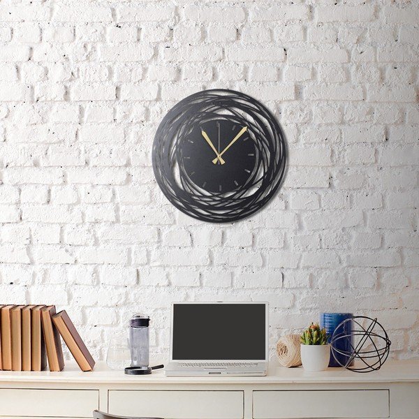 Orologio da parete in metallo Sfera, ø 50 cm - Bystag-image-1