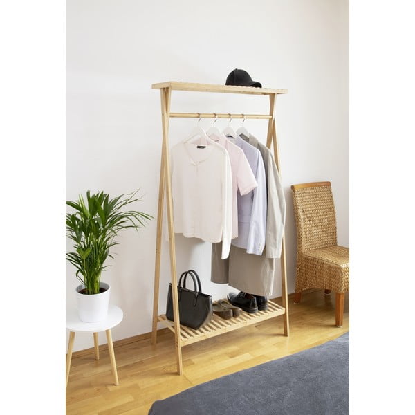 Appendiabiti in bambù di colore naturale Lanai - Wenko-image-1