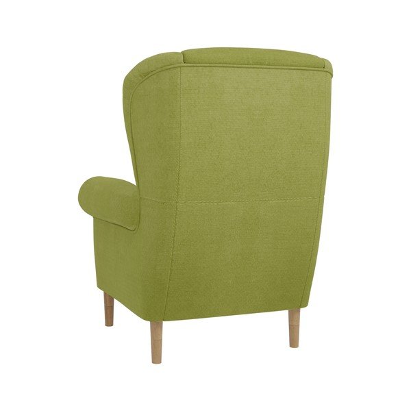 Poltrona con braccioli verde Swan – Ropez-image-2