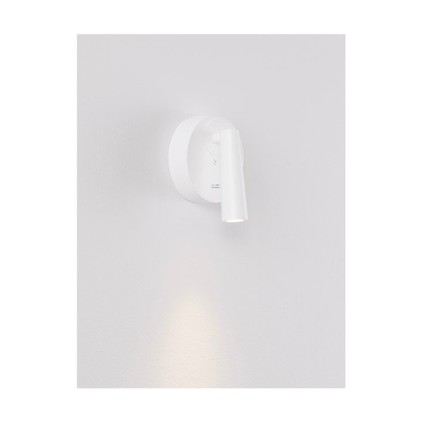 Faretto LED bianco opaco in alluminio con struttura flessibile 7x10 cm Tico – Nova Luce-image-2