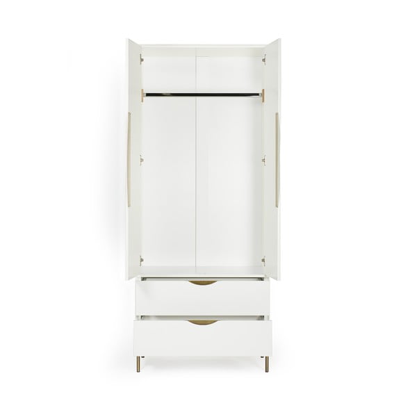 Armadio bianco 80x195 cm Kobe - Woodman-image-3