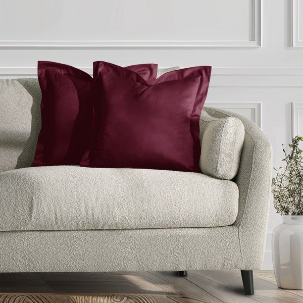 Federe decorative in set in velluto 2 pz 45x45 cm Velvet – Restilo-image-1