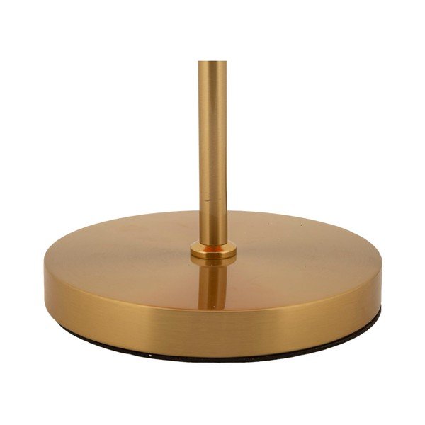 Lampada da tavolo arancione/dorata in metallo con paralume in vetro (altezza totale 53 cm) Oldy – Mauro Ferretti-image-4