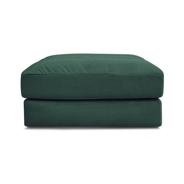 Poggiapiedi verde con rivestimento in velluto Sierra – Bobochic Paris