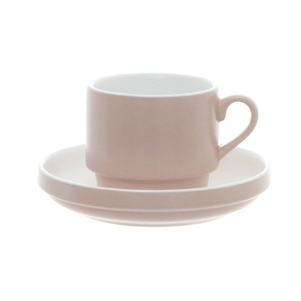 Hrnek s podšálkem Blush Pink