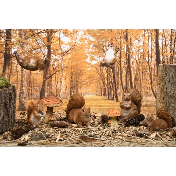 Statua da giardino in poliresina Squirrel - Esschert Design-image-1