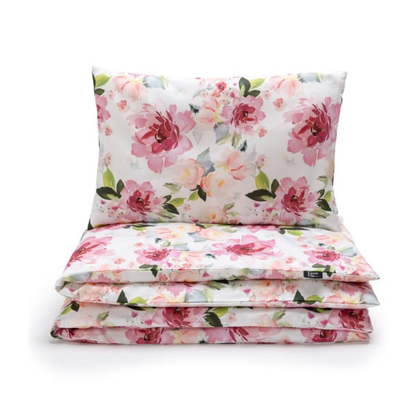 Biancheria da letto per culla in cotone 135x100 cm Watercolor Flowers - ESECO
