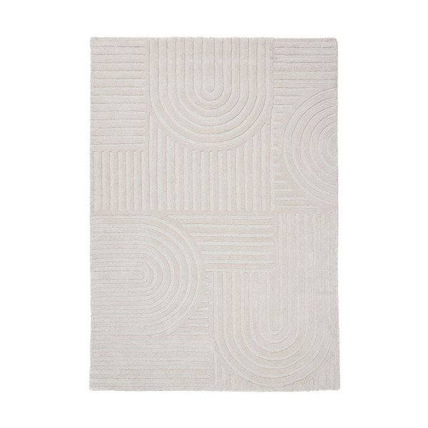 Tappeto avorio in lana tessuto a mano 200x290 cm Zen Garden – Flair Rugs