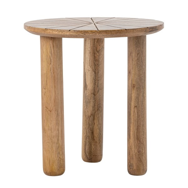 Tavolino rotondo in legno di mango ø 40 cm Stella - Bloomingville-image-2