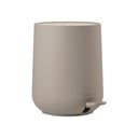 Bidone a pedale in plastica marrone chiaro da 3 l Nova - Zone