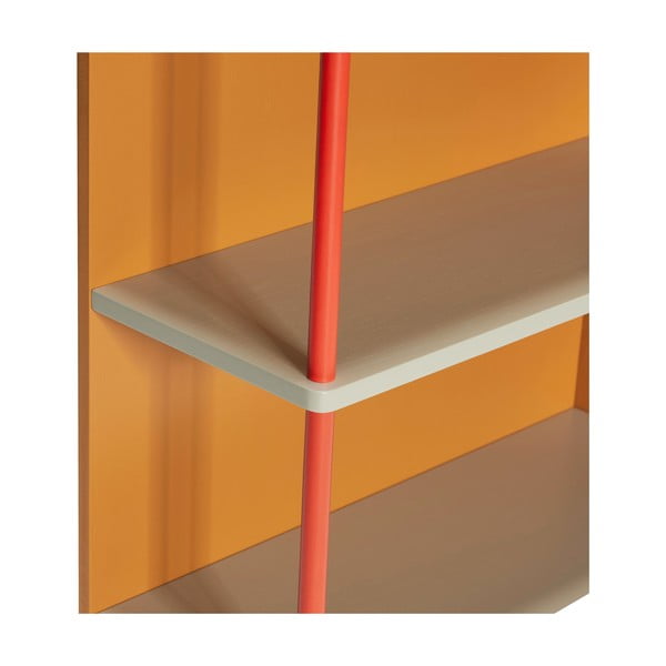 Libreria a parete arancione in legno di frassino 60x109 cm Apollo - Hübsch-image-4
