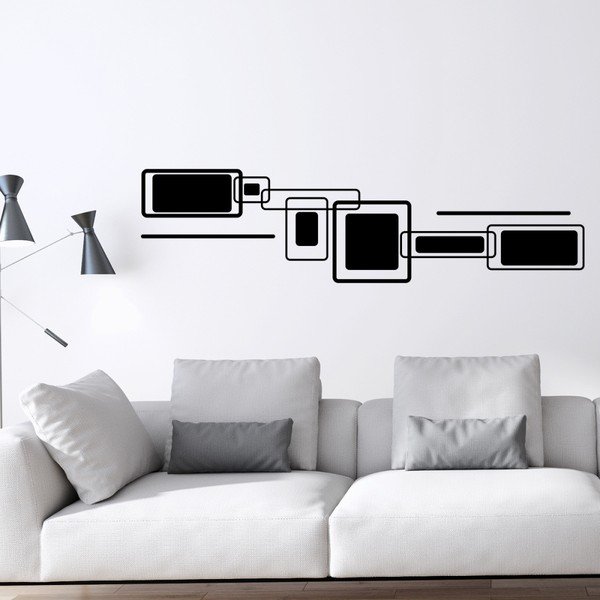 Samolepka Ambiance Rectangular Designs