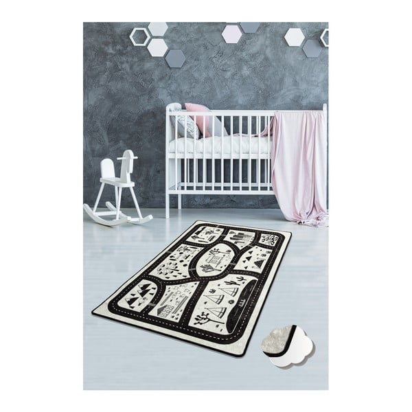 Tappeto per bambini , 100 x 160 cm Black City - Unknown-image-2