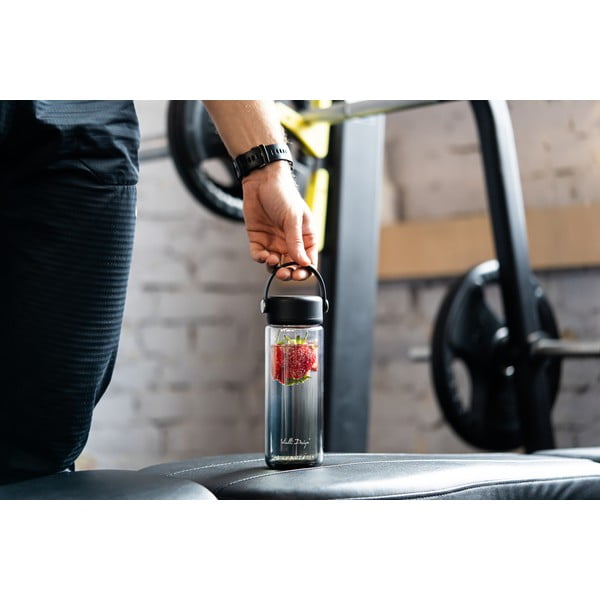 Bottiglia nera in vetro 350 ml Fuori – Vialli Design-image-3