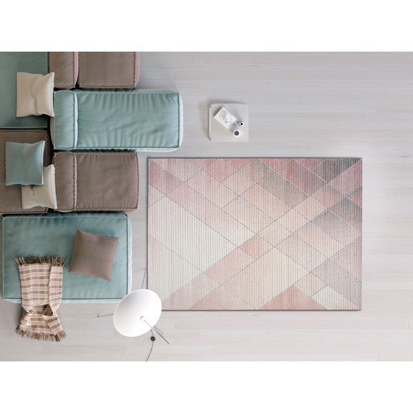 Tappeto rosa Dash, 140 x 200 cm - Universal-image-1