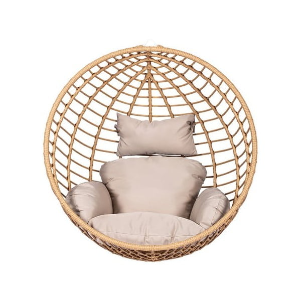 Poltrona sospesa in rattan artificiale Mila - Bonami Selection