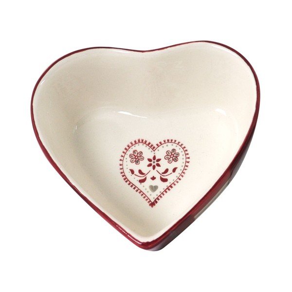 Piatto profondo a forma di cuore - Antic Line