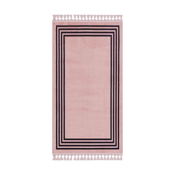 Tappeto lavabile rosa 160x100 cm - Vitaus