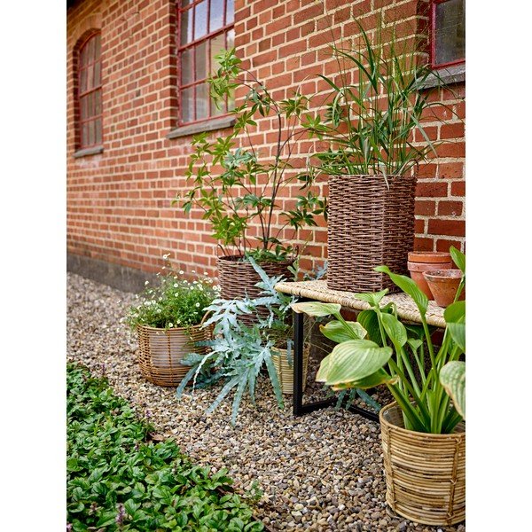 Panca da giardino di colore naturale in rattan Adilly – Bloomingville-image-4