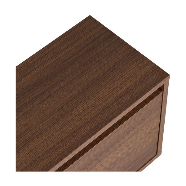 Mobile TV colore naturale scuro con effetto noce 160x42x30 cm Sentinel – Kalune Design-image-3