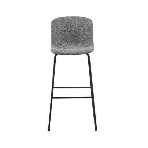 Sgabello da bar grigio Story - Interstil-image-1