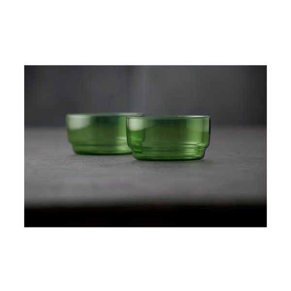 Ciotoline in set verdi in vetro 2 pz 500 ml Torino – Lyngby Glas-image-2