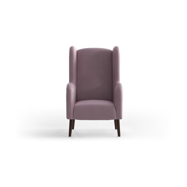 Poltrona in velluto rosa chiaro Muette - My Pop Design-image-3