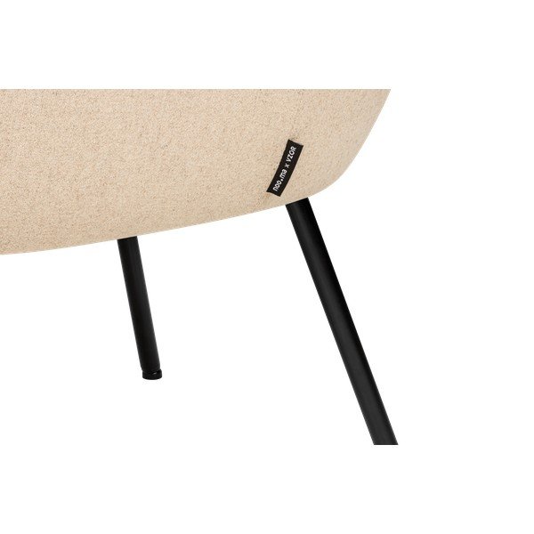 Poltrona beige con rivestimento in lana RM58 – noo.ma-image-4