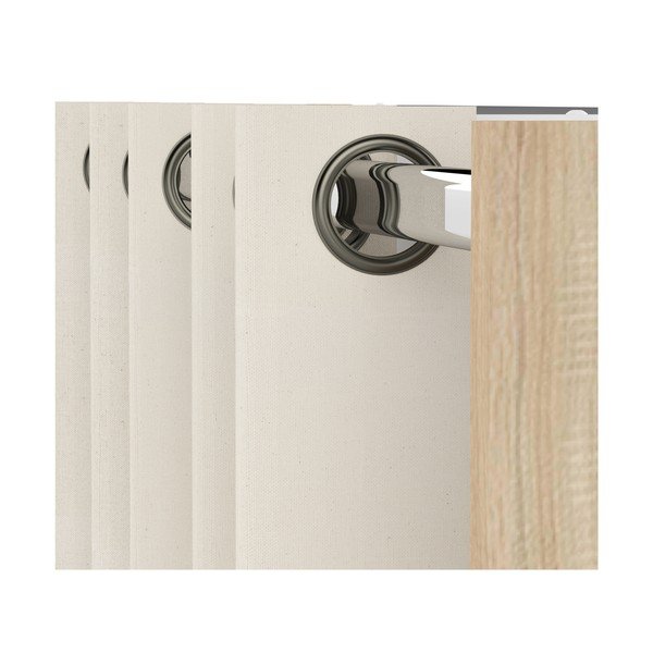 Armadio bianco e beige in rovere 185x182 cm Tom - TemaHome-image-4