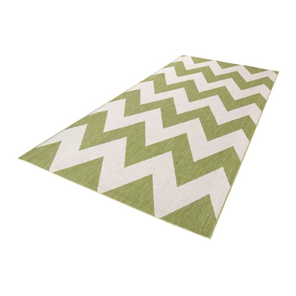 Tappeto da esterno verde e bianco Unique, 200 x 290 cm - NORTHRUGS-image-1