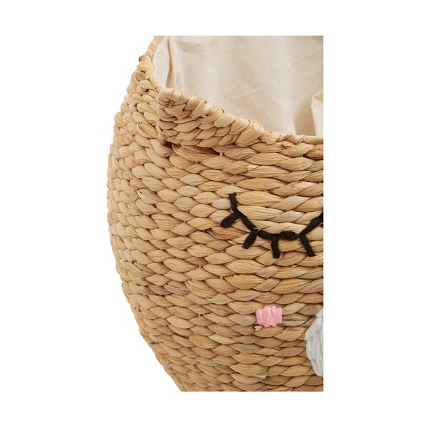 Cesta per giochi da bambino di colore naturale in giacinto d'acqua ø 49x40 cm Lidi Cat Face – Premier Housewares-image-4