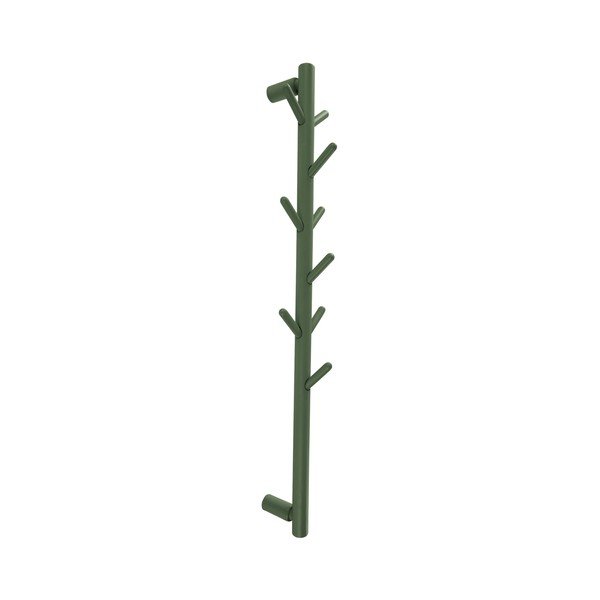 Attaccapanni da parete verde in pino massiccio 21 cm Eddison – Jotex