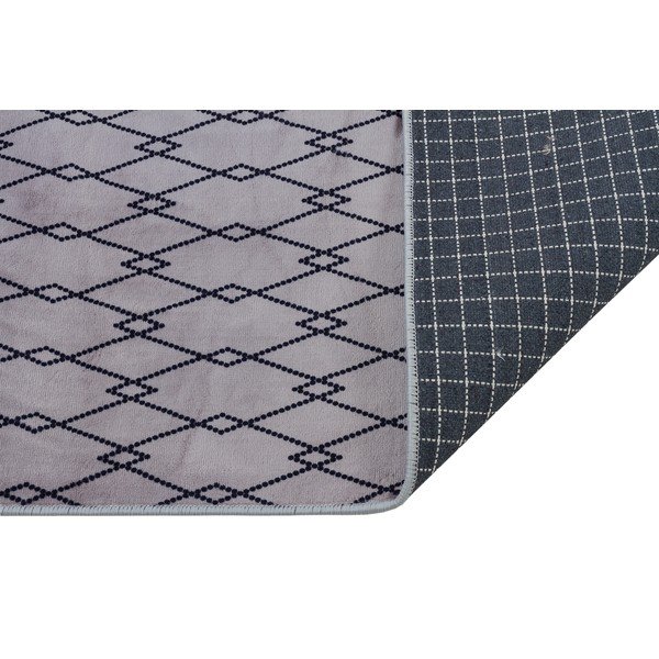 Tappeto lavabile grigio 230x160 cm - Vitaus-image-2