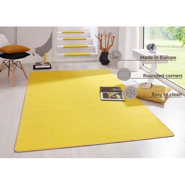 Tappeto giallo 80x150 cm Fancy - Hanse Home-image-4