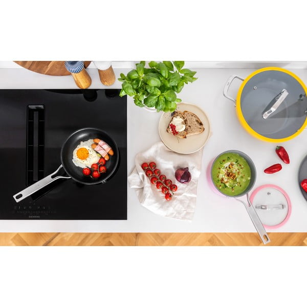 Pentola con coperchio incluso/con superficie in ceramica adatta all'induzione 5,5 l Meda 3.0 – FABINI-image-2