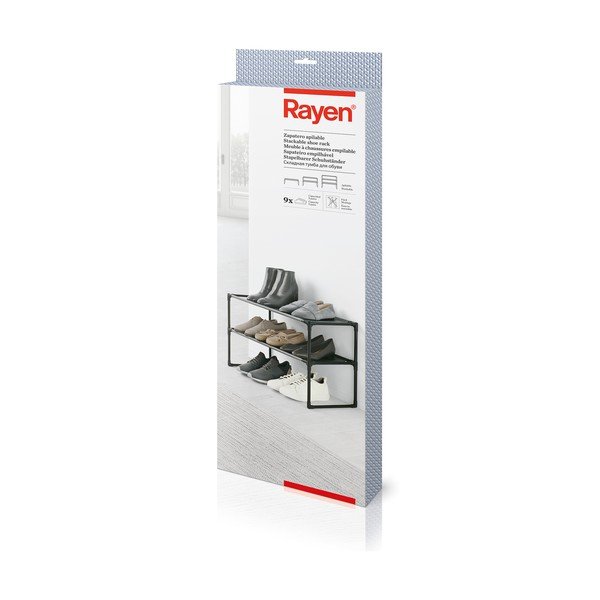 Scarpiera grigia in metallo - Rayen-image-4