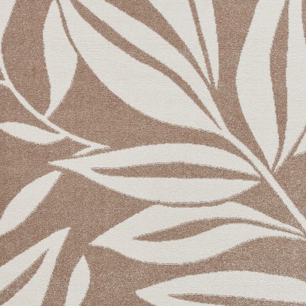 Tappeto in marrone chiaro 80x150 cm Sorral Leaves  – Catherine Lansfield-image-4