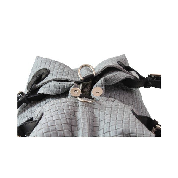 Borsa in pelle grigia Tessa - Chicca Borse-image-3