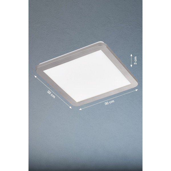 Plafoniera LED grigia 30x30 cm Gotland - Fischer & Honsel-image-1