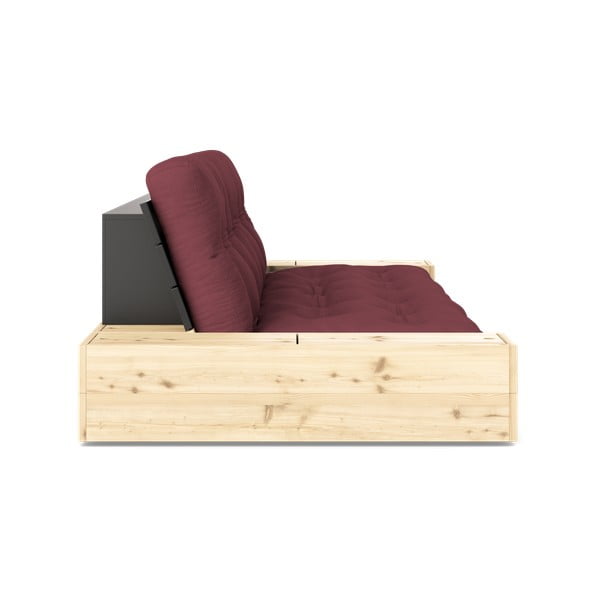Divano letto bordeaux 244 cm Base - Karup Design-image-3
