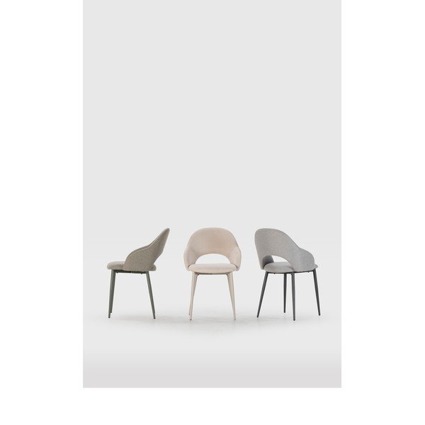 Sedie da pranzo in set verdi in imbottito 2 pz Lia – Marckeric-image-1