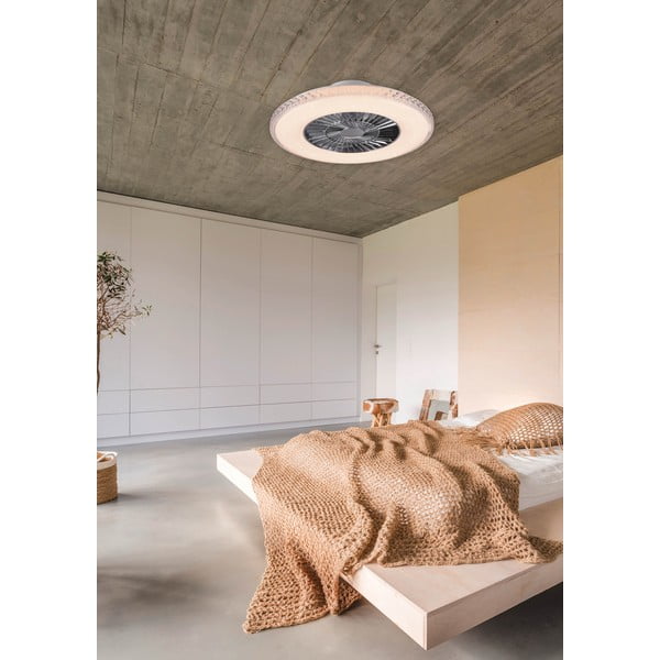 Plafoniera LED argentata Harstad – Reality-image-1