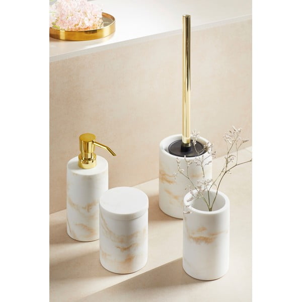 Set di accessori da bagno in poliresina bianca Odos - Wenko-image-1