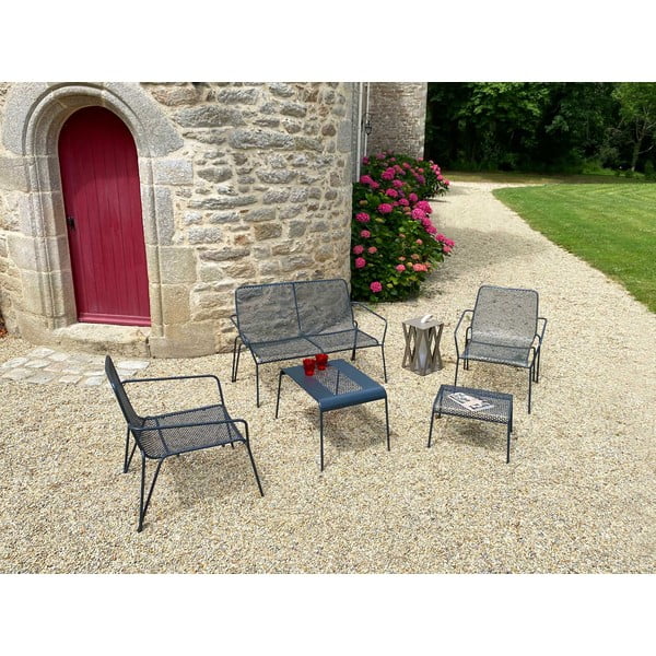 Set da giardino grigio per 4 persone Ambroise - Ezeis