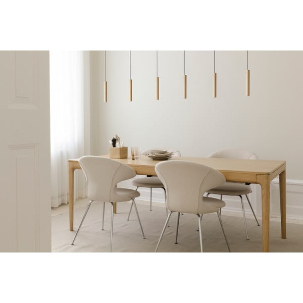 Tavolo da pranzo pieghevole in legno di quercia 90x200 cm Heart'n'Soul - UMAGE-image-1