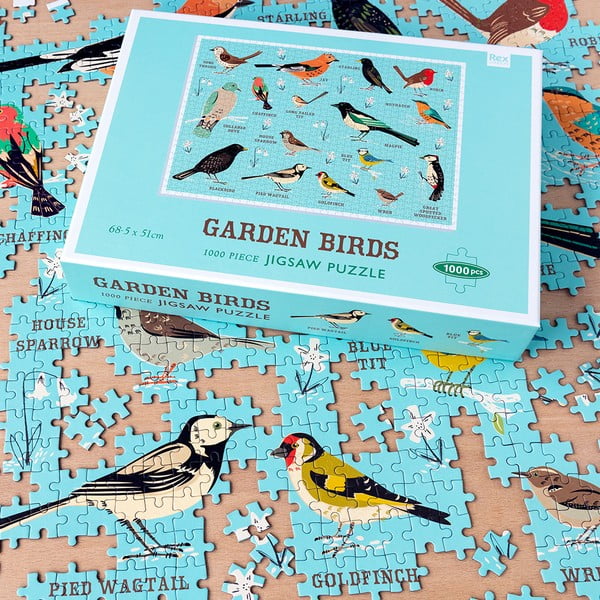 Puzzle 1000 pezzi 1000 Garden Birds - Rex London-image-1